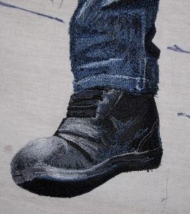 Swagman boot close up