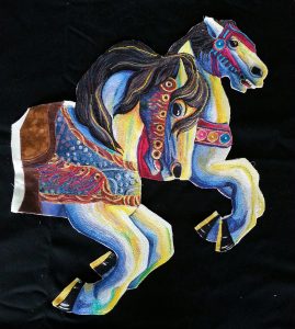 Two more Carousel horses for the background