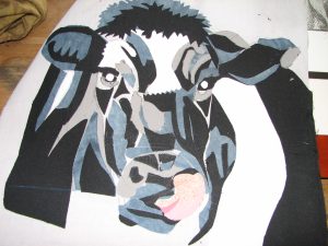 Piecing the cow